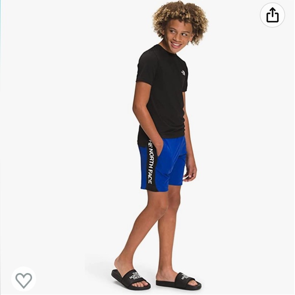 The North Face Blue Never Stop Knit Training Shorts, M(10/12) - NWT - Picture 1 of 6